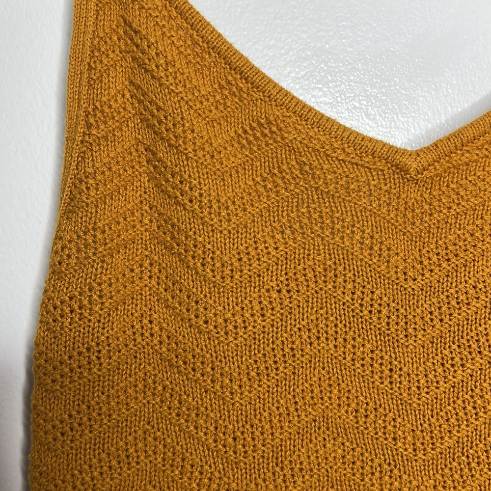 Kendall & Kylie Knit Camisole Top Dark Orange Size M - Picture 2 of 5